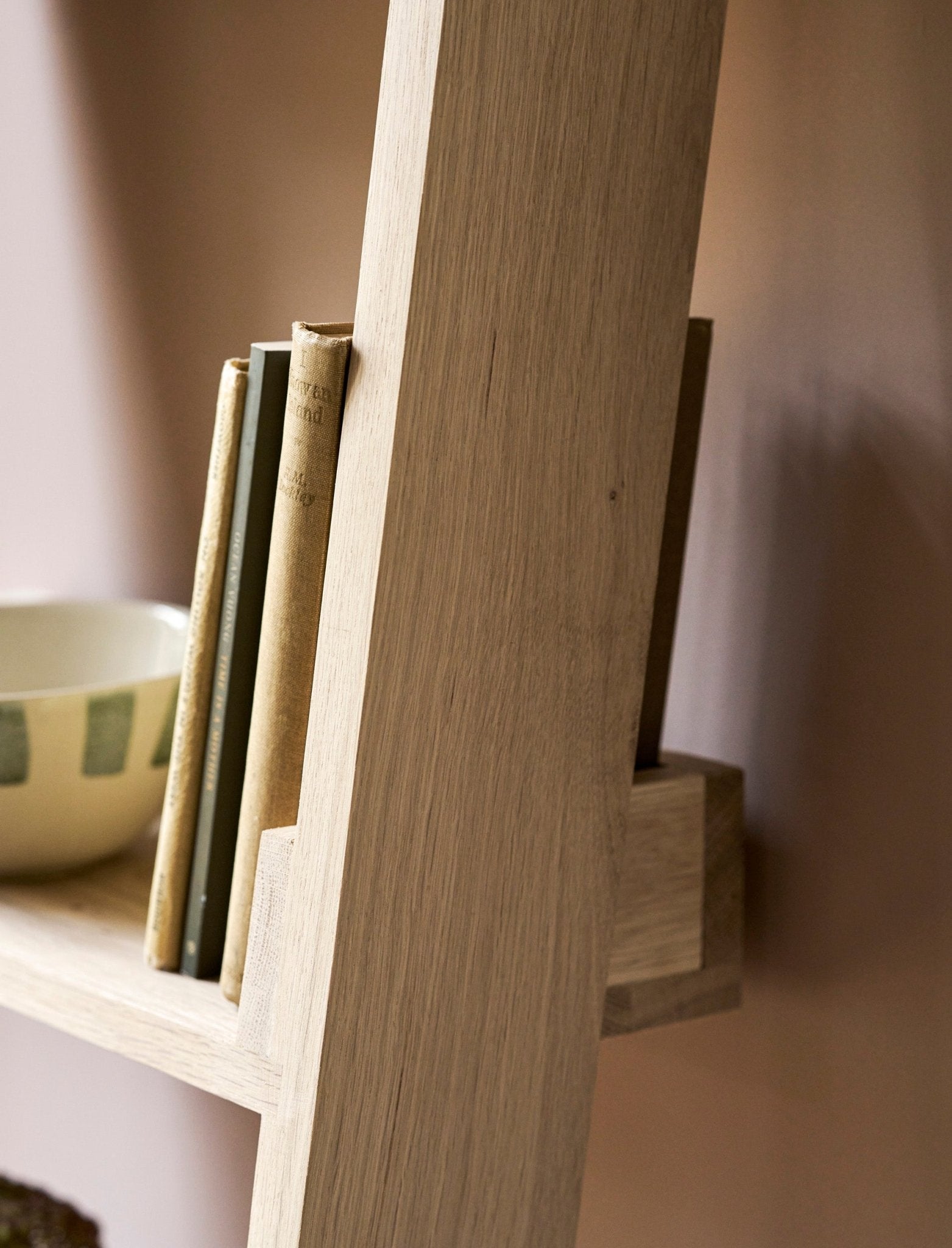 Hambledon Shelf Ladder 5 Tier - Natural Shelves & Bookcases - Bokel Home