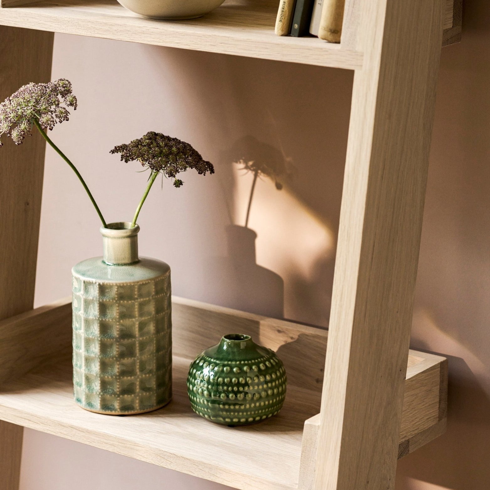 Hambledon Shelf Ladder 5 Tier - Natural Shelves & Bookcases - Bokel Home