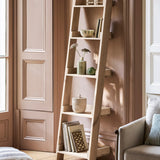 Hambledon Shelf Ladder 5 Tier - Natural Shelves & Bookcases - Bokel Home