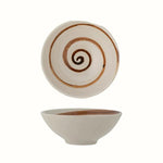 Heikki Brown Swirl Bowl Decorative Bowls & Trays - Bokel Home