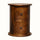 Holt 2 Drawer Drum Bedside Table, Small - Chestnut Bedside Tables - Bokel Home