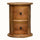 Holt 2 Drawer Drum Bedside Table, Small - Natural Bedside Tables - Bokel Home