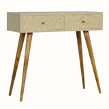 Marlo Floral Bone Inlay Console Table