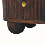 Jalla Bedside Table, Medium - Mocha Bedside Tables - Bokel Home