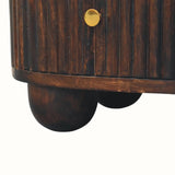 Jalla Bedside Table, Medium - Mocha Bedside Tables - Bokel Home