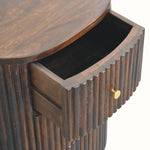 Jalla Bedside Table, Medium - Mocha Bedside Tables - Bokel Home
