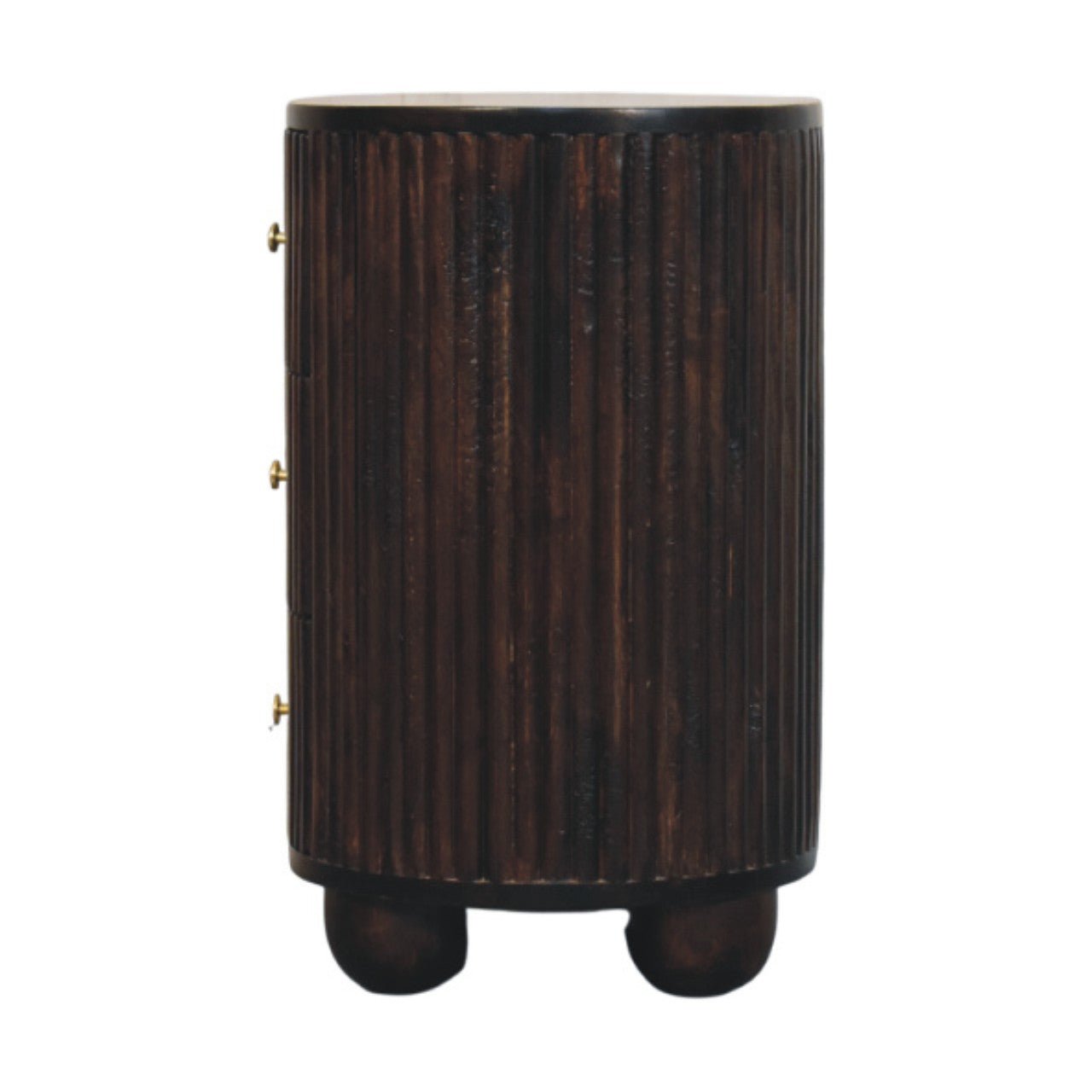 Jalla Bedside Table, Medium - Mocha Bedside Tables - Bokel Home