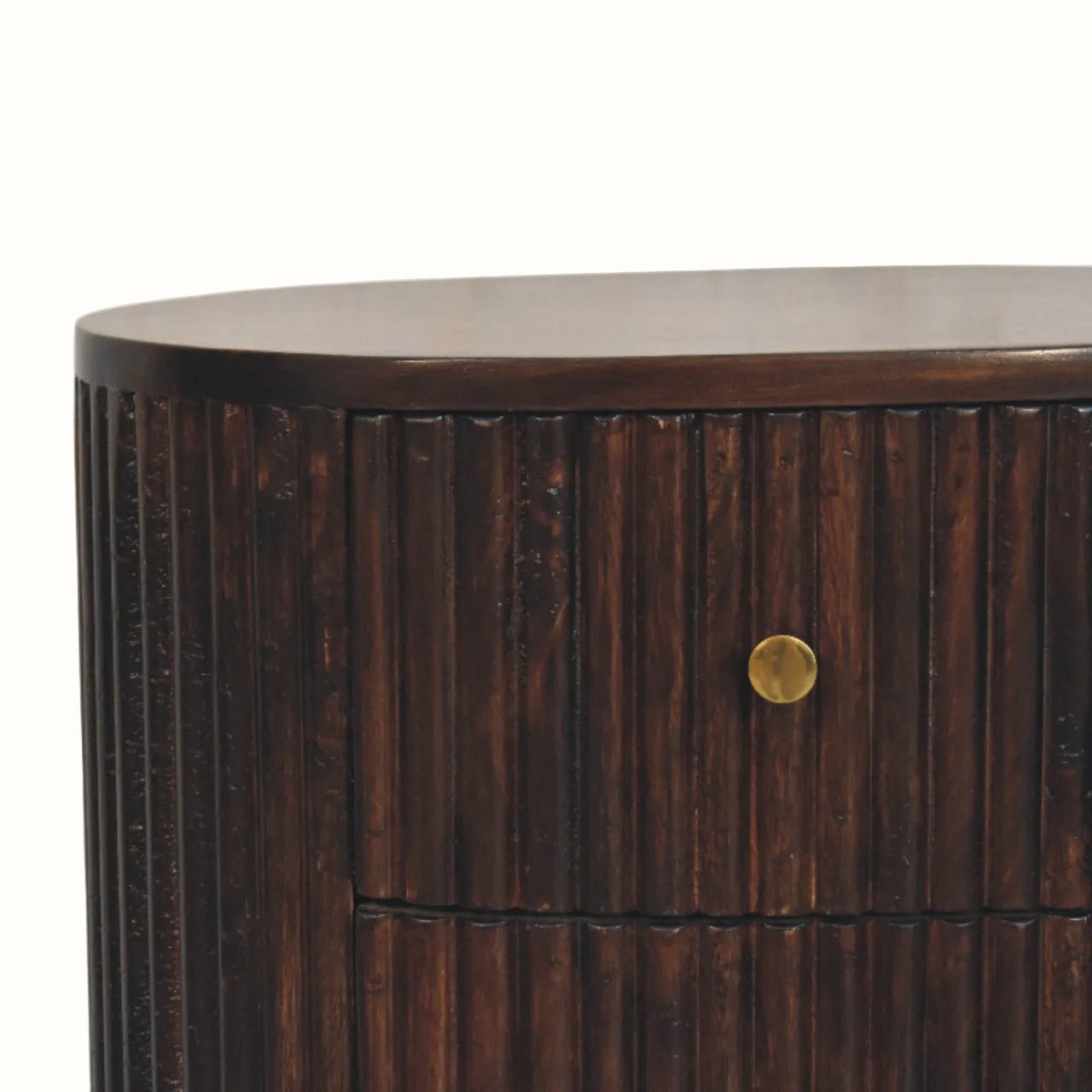 Jalla Bedside Table, Medium - Mocha Bedside Tables - Bokel Home