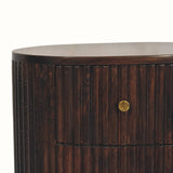 Jalla Bedside Table, Medium - Mocha Bedside Tables - Bokel Home