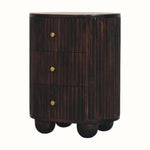Jalla Bedside Table, Medium - Mocha Bedside Tables - Bokel Home
