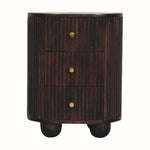 Jalla Bedside Table, Medium - Mocha Bedside Tables - Bokel Home