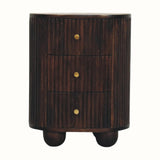 Jalla Bedside Table, Medium - Mocha Bedside Tables - Bokel Home