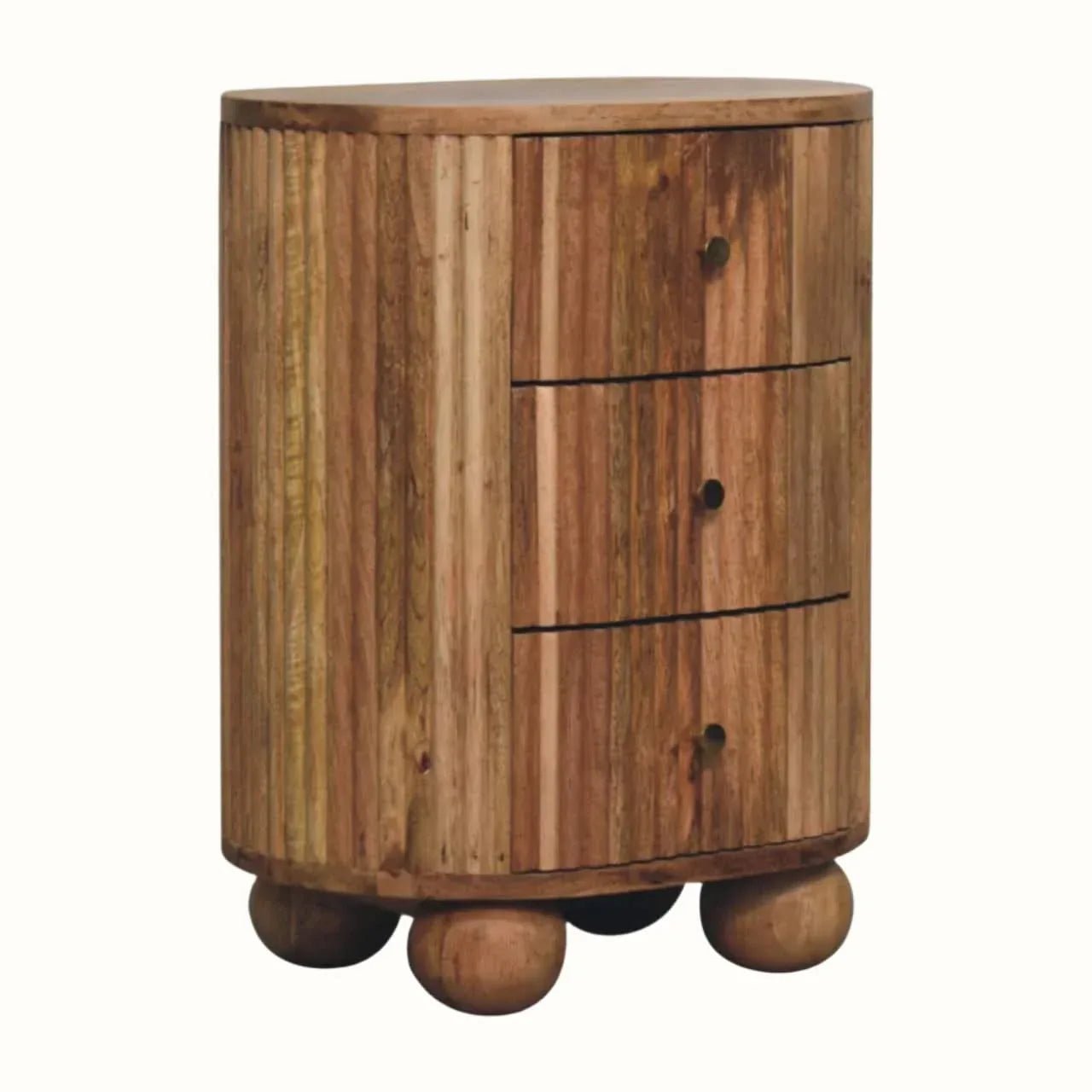 Jalla Bedside Table, Medium - Natural Bedside Tables - Bokel Home
