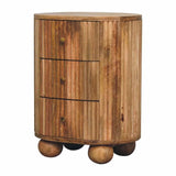 Jalla Bedside Table, Medium - Natural Bedside Tables - Bokel Home