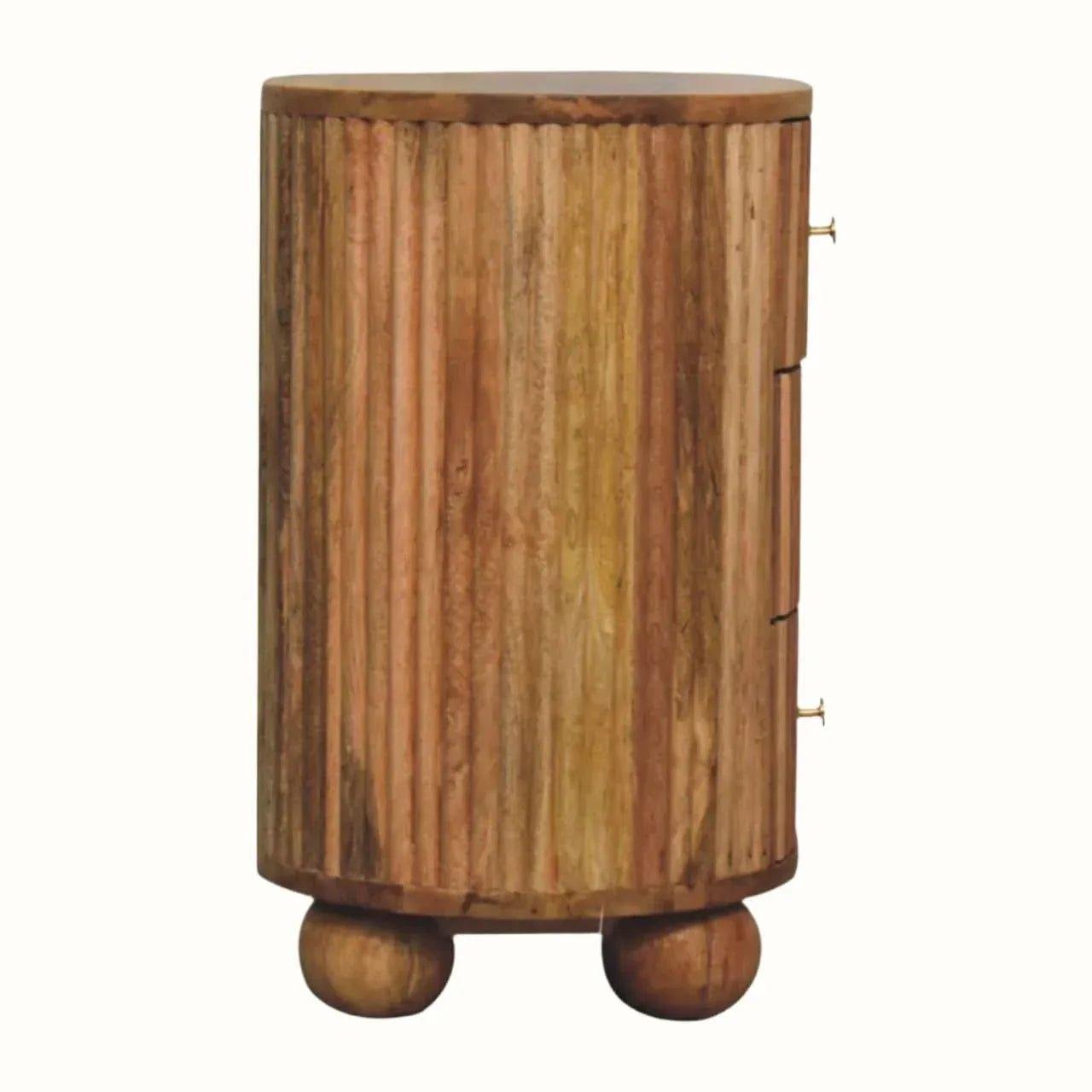 Jalla Bedside Table, Medium - Natural Bedside Tables - Bokel Home