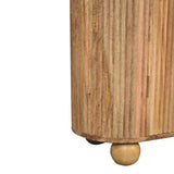 Jalla Cabinet with Ball Feet - Natural - Bokel Home