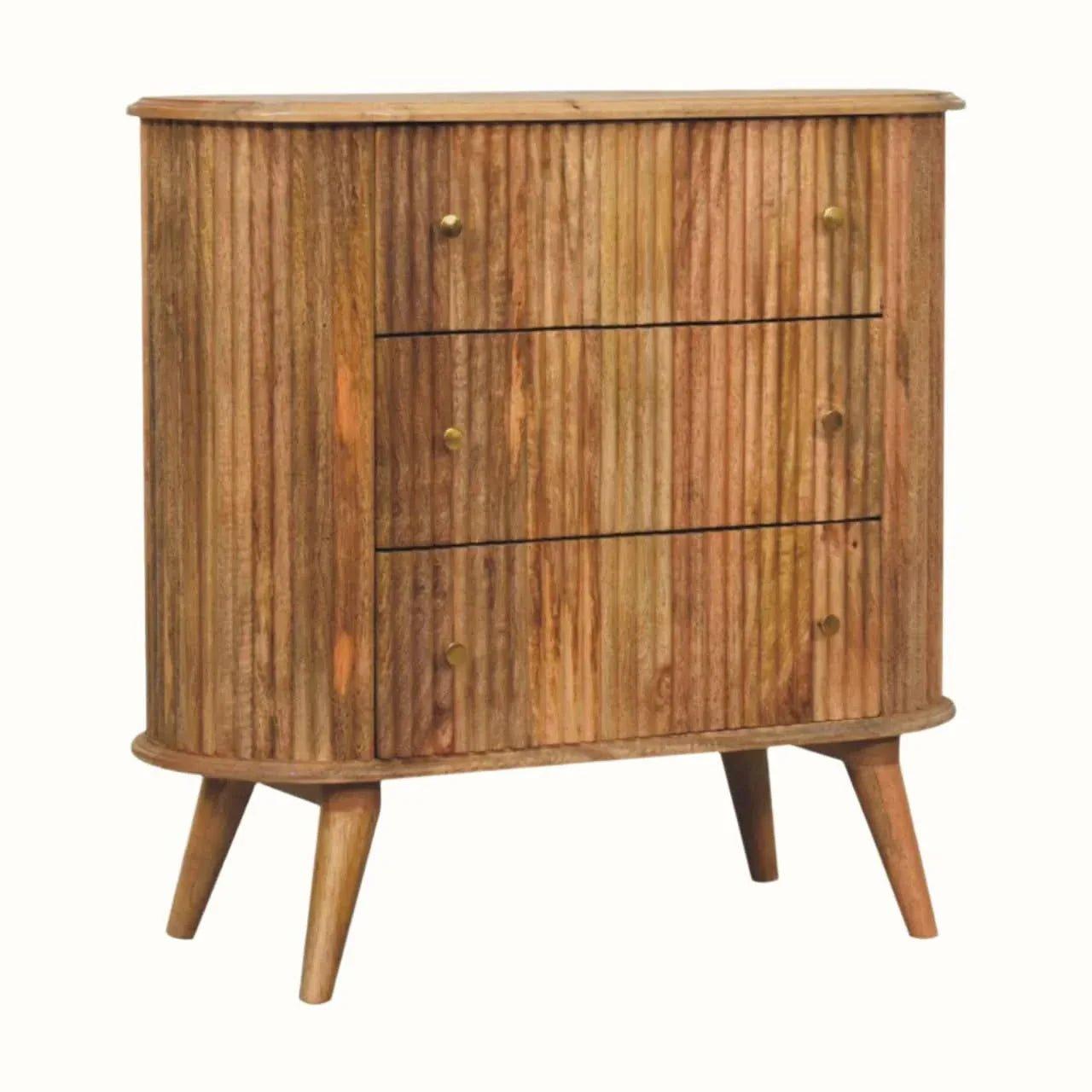 Jalla Chest of 3 Drawers - Natural Chest of Drawers - Bokel Home