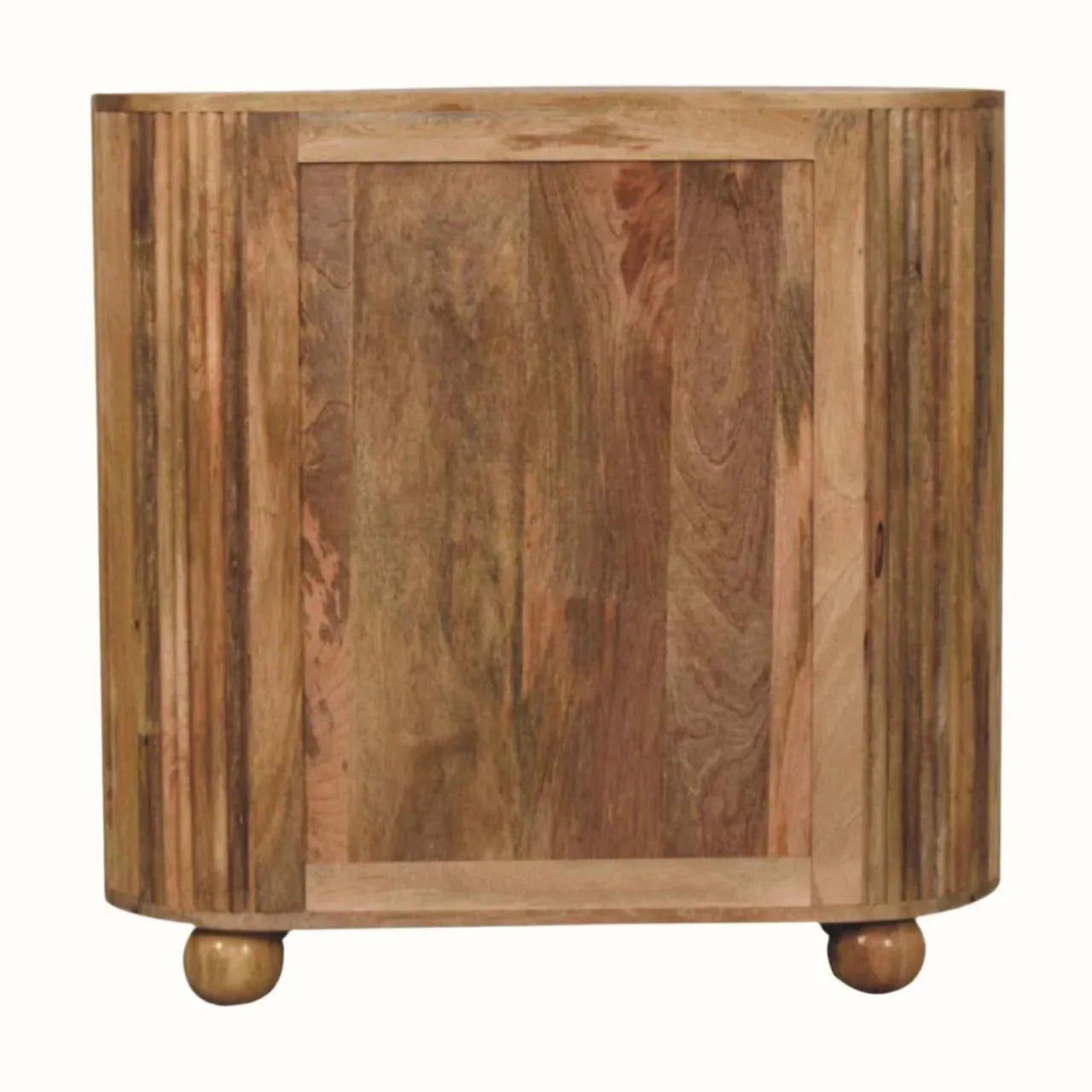Jalla Chest of 3 Drawers with Ball Feet - Natural Chest of Drawers - Bokel Home