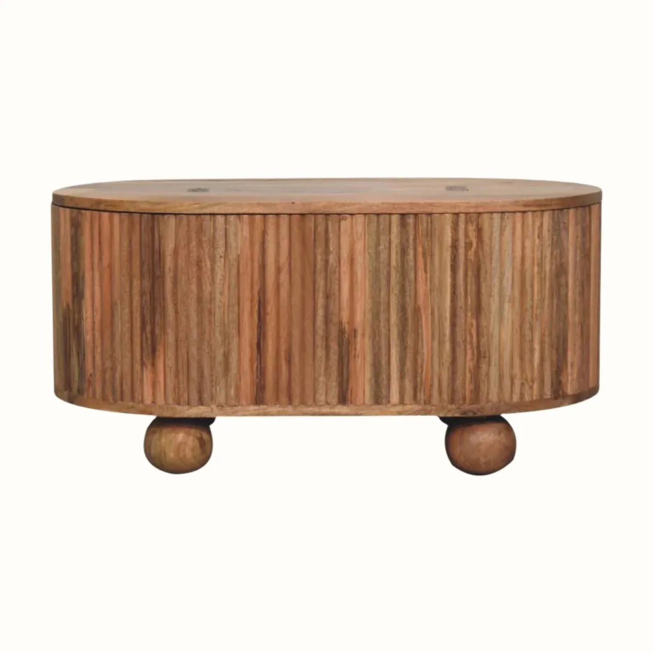 Jalla Coffee Table with Hidden Storage - Natural Storage Boxes & Baskets - Bokel Home