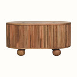 Jalla Coffee Table with Hidden Storage - Natural Storage Boxes & Baskets - Bokel Home