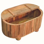 Jalla Coffee Table with Hidden Storage - Natural Storage Boxes & Baskets - Bokel Home