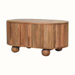 Jalla Coffee Table with Hidden Storage - Natural Storage Boxes & Baskets - Bokel Home
