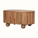 Jalla Coffee Table with Hidden Storage - Natural Storage Boxes & Baskets - Bokel Home