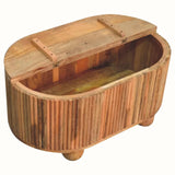 Jalla Coffee Table with Hidden Storage - Natural Storage Boxes & Baskets - Bokel Home