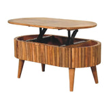 Jalla Lift Up Coffee Table - Natural Coffee Tables - Bokel Home