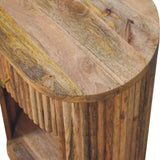 Jalla Open Bedside Table with 1 Drawer, Medium - Natural Bedside Tables - Bokel Home
