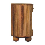 Jalla Open Bedside Table with 1 Drawer, Medium - Natural Bedside Tables - Bokel Home