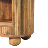 Jalla Open Bedside Table with 1 Drawer, Medium - Natural Bedside Tables - Bokel Home