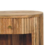 Jalla Open Bedside Table with 1 Drawer, Medium - Natural Bedside Tables - Bokel Home