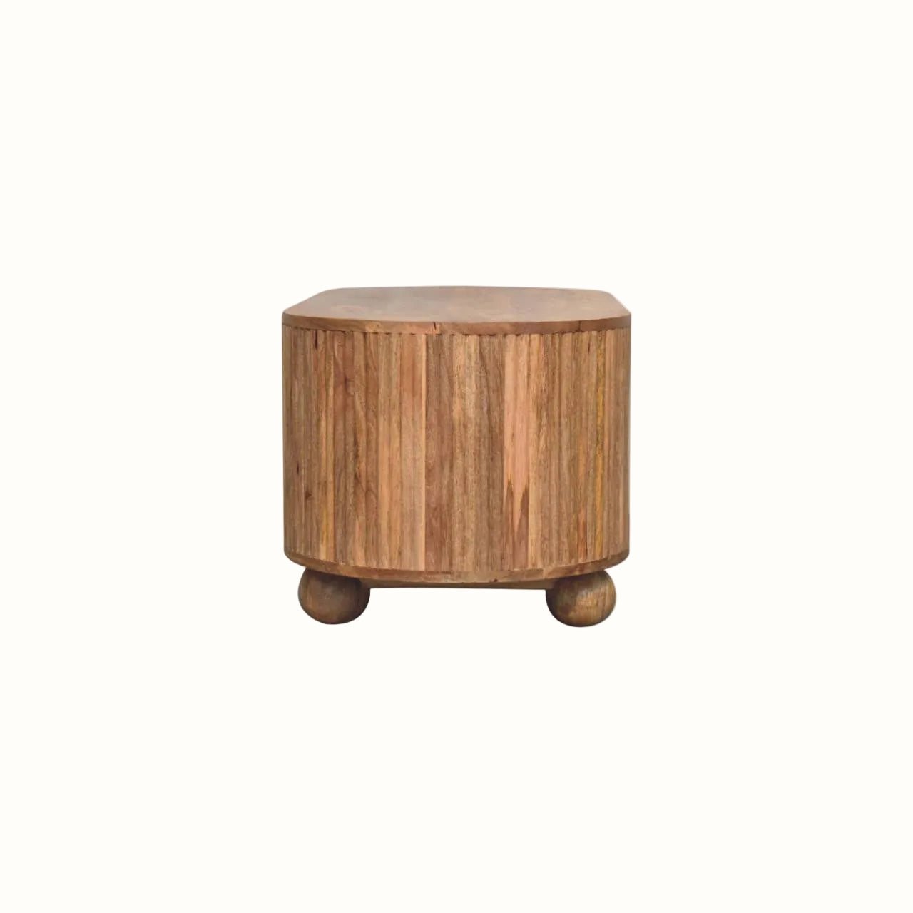 Jalla Open Fluted Coffee Table - Natural Coffee Tables - Bokel Home