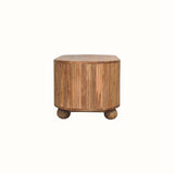 Jalla Open Fluted Coffee Table - Natural Coffee Tables - Bokel Home