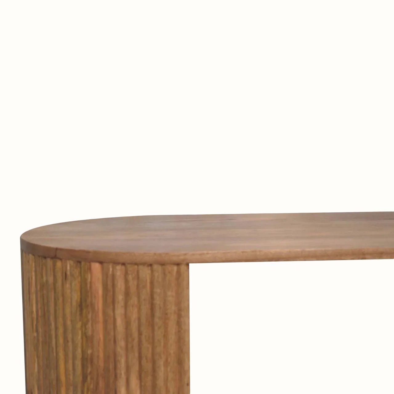 Jalla Open Fluted Coffee Table - Natural Coffee Tables - Bokel Home
