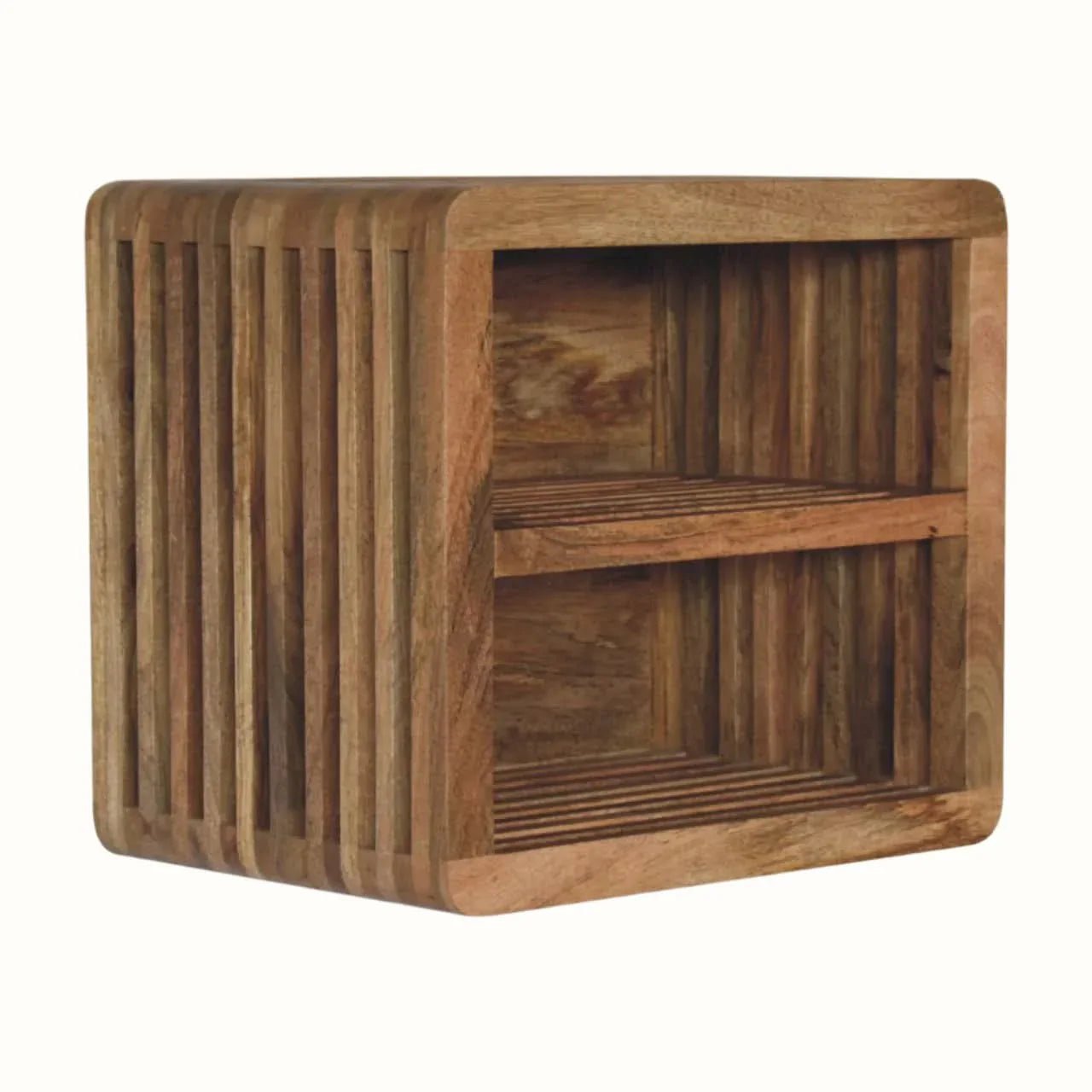 Jalla Open Wall Mounted Bedside, Medium - Natural Bedside Tables - Bokel Home