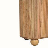 Jalla Cabinet with Ball Feet- Natural