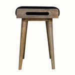 Keene Bench - Black Velvet/Natural Bench - Bokel Home
