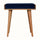 Keene Bench - Royal Blue Velvet/Natural Bench - Bokel Home