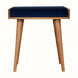 Keene Bench - Royal Blue Velvet/Natural Bench - Bokel Home