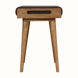 Keene Bench - Stone Grey Velvet/Natural Bench - Bokel Home