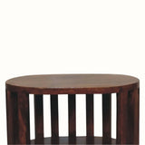 Kimber 2 Shelf Bedside Table - Chestnut Bedside Tables - Bokel Home