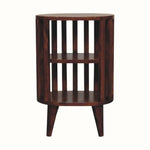 Kimber 2 Shelf Bedside Table - Chestnut Bedside Tables - Bokel Home