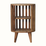 Kimber 2 Shelf Bedside Table - Natural Bedside Tables - Bokel Home