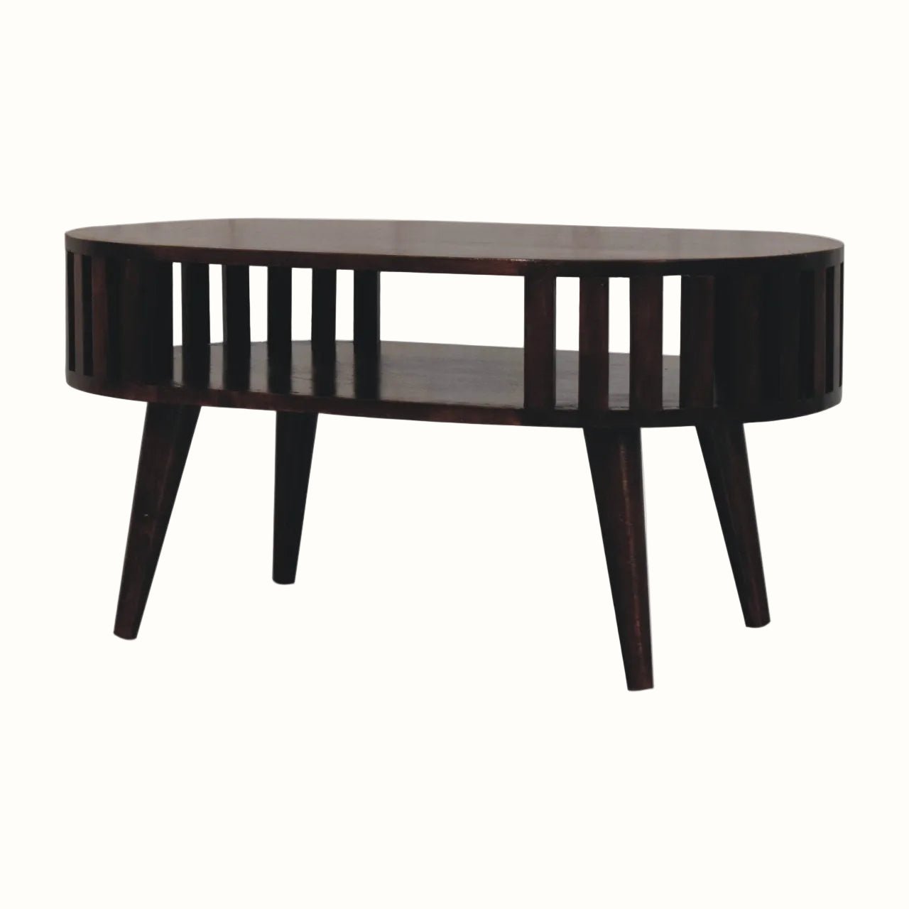 Kimber Open Coffee Table, Medium - California Walnut Coffee Tables - Bokel Home