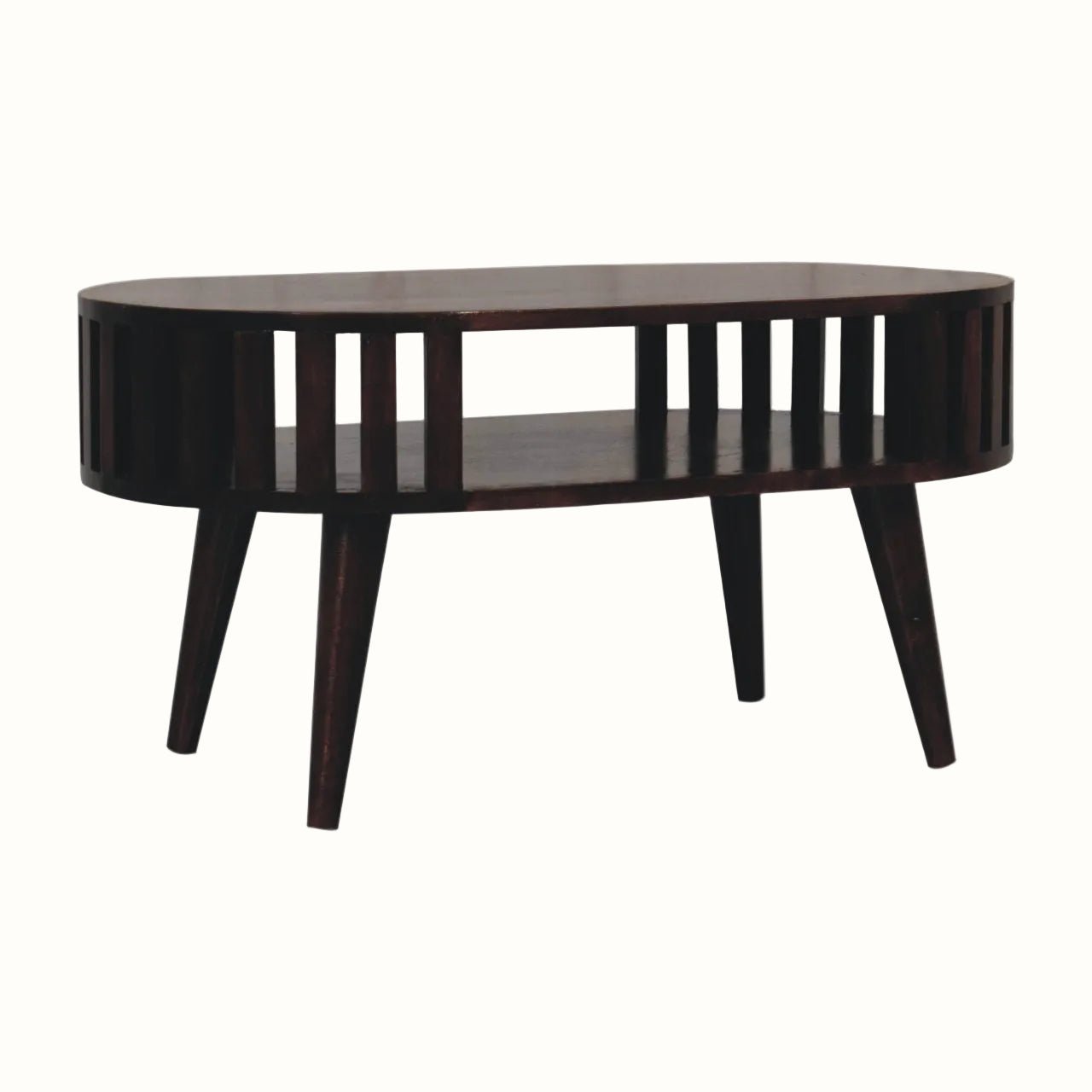 Kimber Open Coffee Table, Medium - California Walnut Coffee Tables - Bokel Home