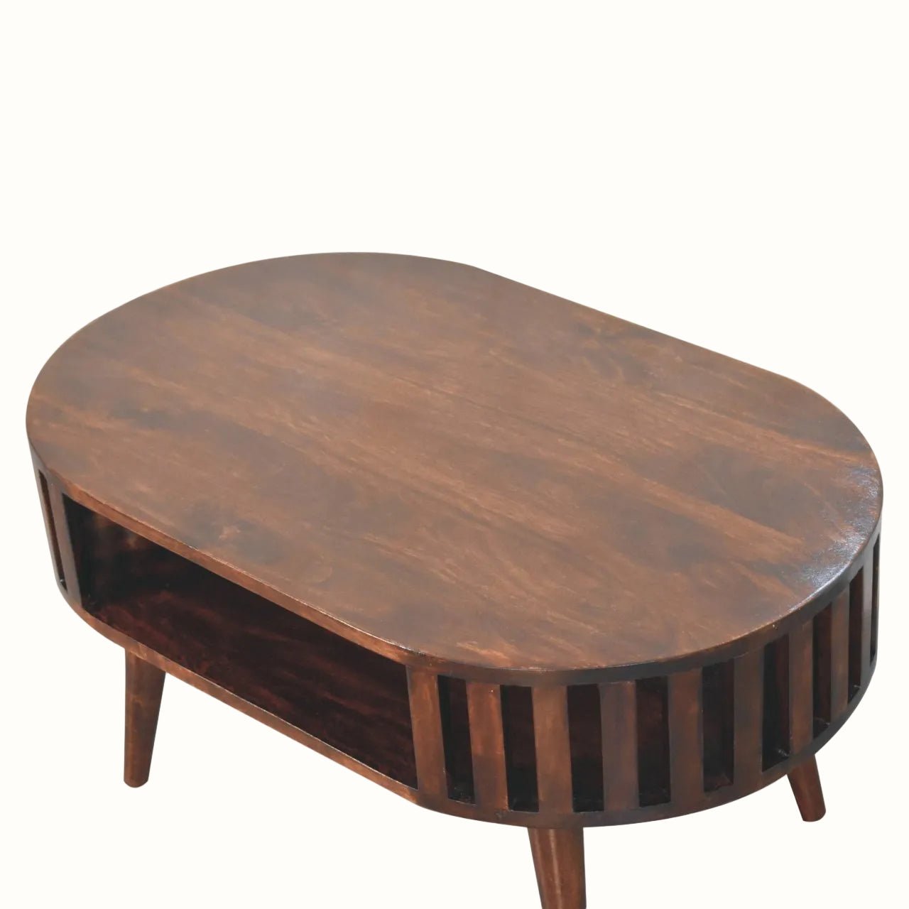 Kimber Open Coffee Table, Medium - California Walnut Coffee Tables - Bokel Home