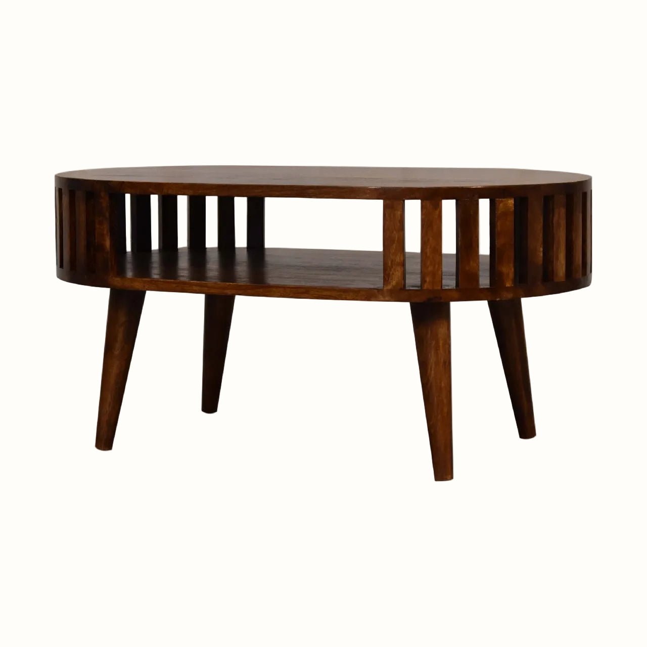 Kimber Open Coffee Table, Medium - Chestnut Coffee Tables - Bokel Home