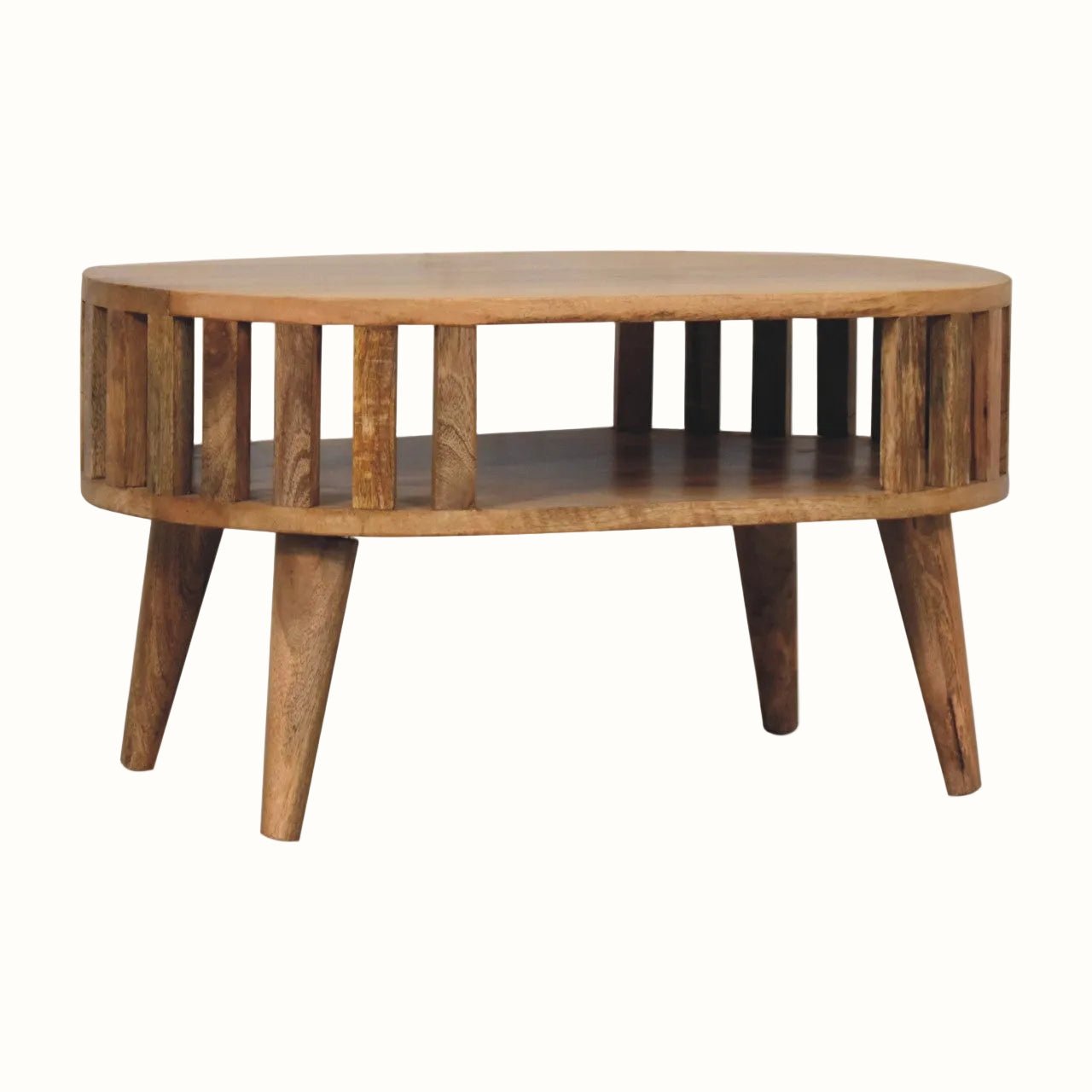 Kimber Open Coffee Table, Small - Natural Coffee Tables - Bokel Home